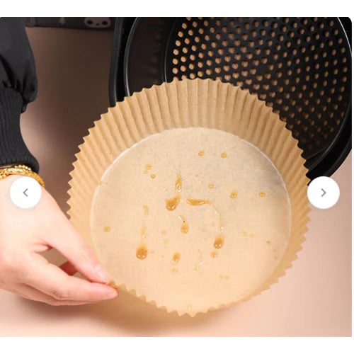 Set 50 Hartii de Copt pentru Friteuza, At Performance, 16 x 4.5 cm, Unica Folosinta, Maro